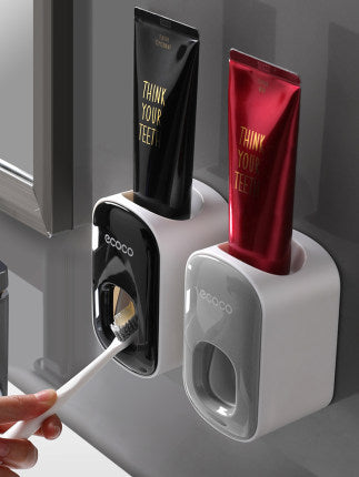 Automatischer Zahnpastaspender mit Zahnbürstenhalter-Set