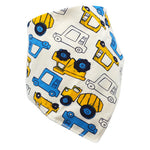 Waterdichte driehoekige baby-slabbetjes van katoen met cartoonprint, bandana-slabbetjes voor kwijlen, pasgeborene
