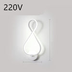 Nordische minimalistische LED-Wandleuchte