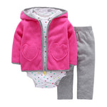 Tweedeelige katoenen baby-outfitset