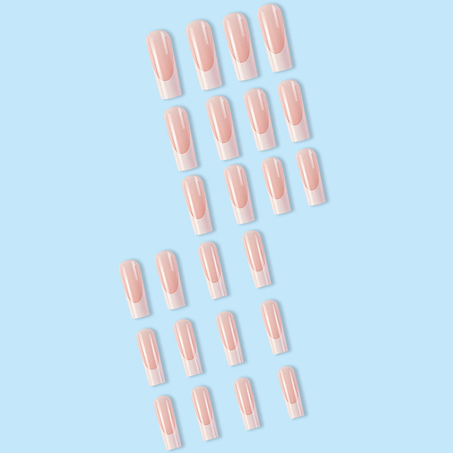 Blush French Press-On Nagels, Ultra-Dun