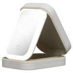 LED Lighted Makeup Mirror with Storage Box