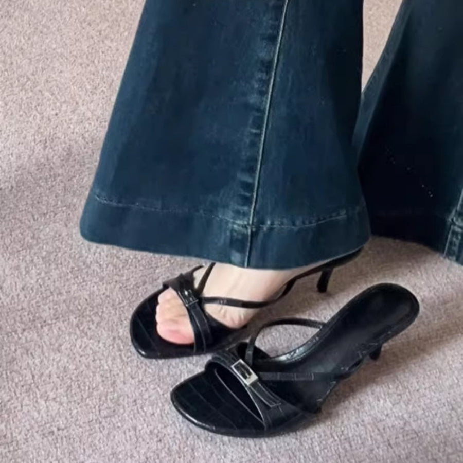 Stiletto-heel High-heeled Sandals Versatile And Perfect For Wearing Outdoors