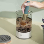 Nettoyeur de pinceaux de maquillage électrique avec chargement USB