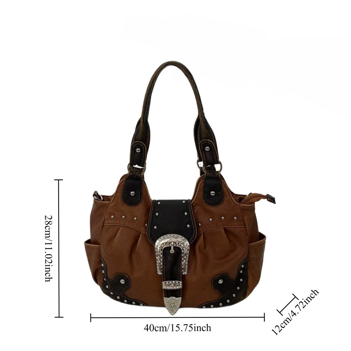 Große Damen-Schultertasche mit zwei Trageriemen