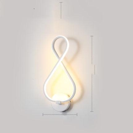 Nordische minimalistische LED-Wandleuchte