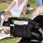 Sac organisateur de poussette imperméable