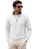 Men's Half-Zip Jacquard Pullover