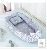 Tragbares Babybett für Kinder, herausnehmbar und waschbar, Reisebett für Säuglinge und Kleinkinder