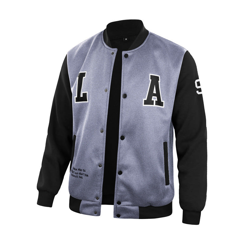 Wendbare Herrenjacke mit Baseballkragen
