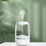 Humidificateur anti-gravité à effet goutte d'eau