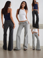 Slim Micro-Flared Stretch Jeans