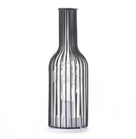Candeeiro de Mesa Minimalista em Ferro Oco