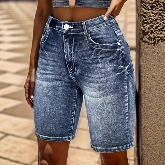 Pantaloni capri casual taglie forti