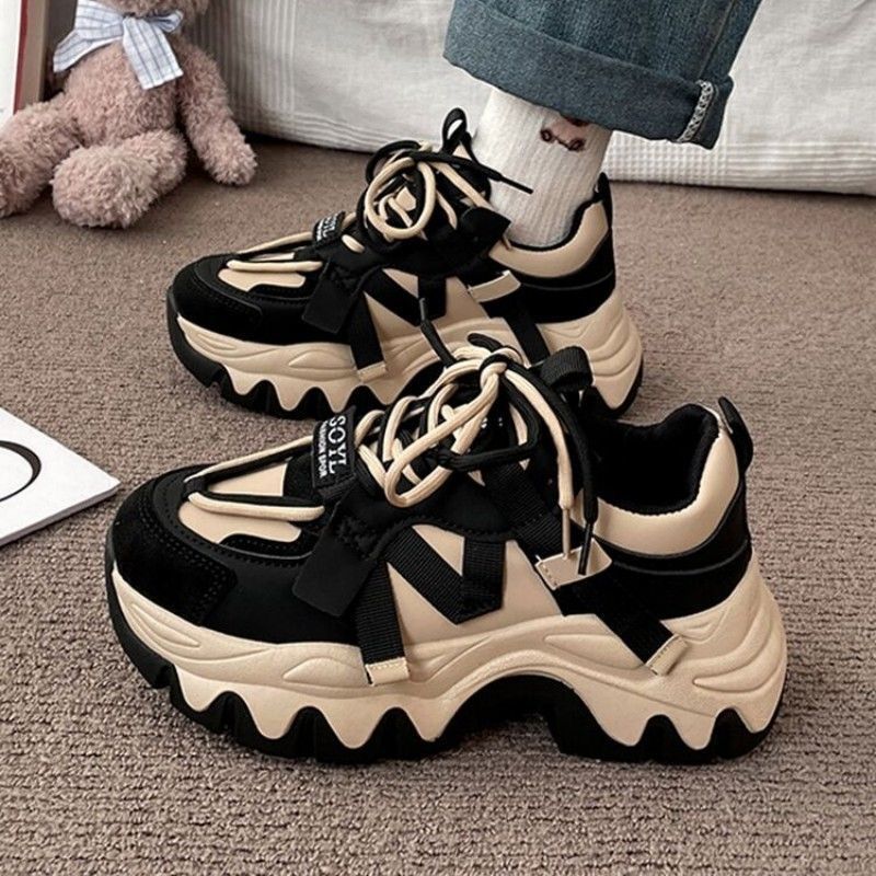 Damen-Sneaker mit klobiger Sohle