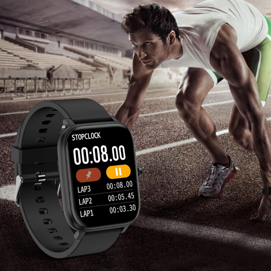 Unisex 1,69-inch touchscreen fitnes-smartwatch