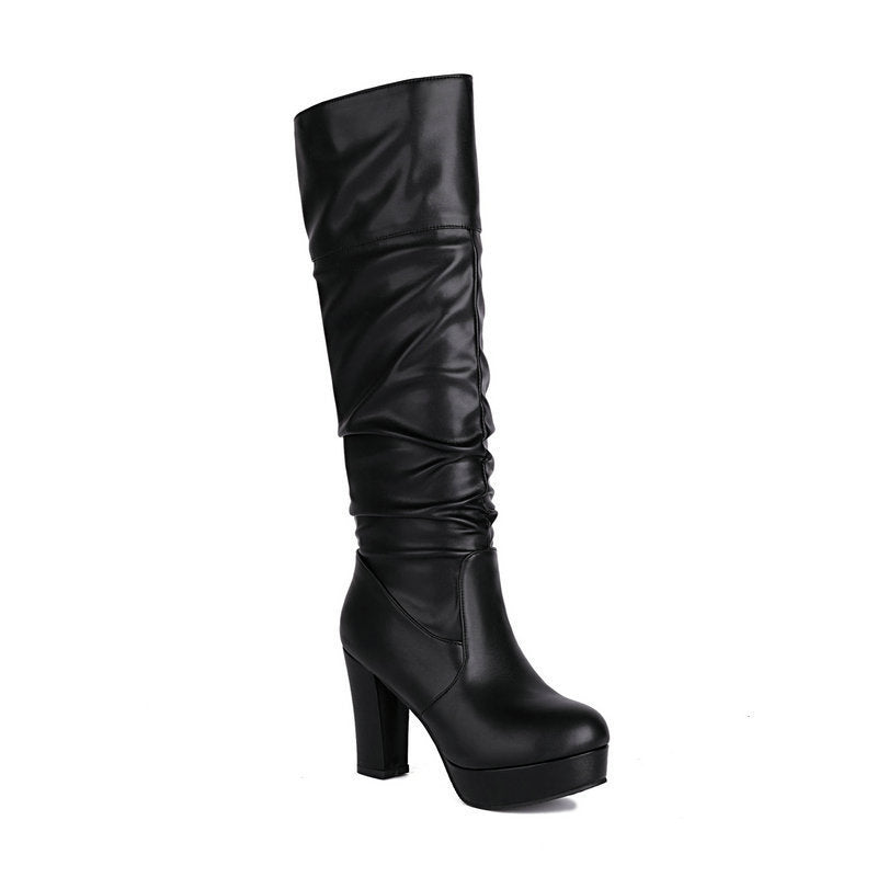 Botas de Equitação Impermeáveis até ao Joelho para Mulher