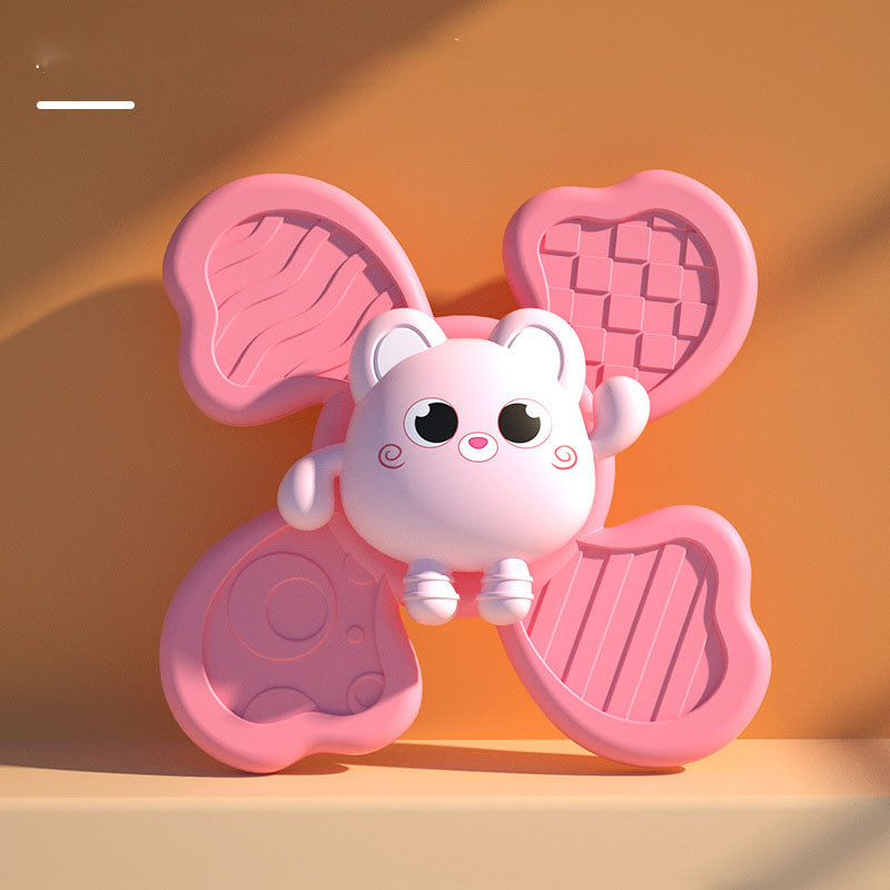 Brinquedo de Banho para Bebé Pião Seguro e Divertido Brinquedos de Banho para Bebé com Animais Giratórios S