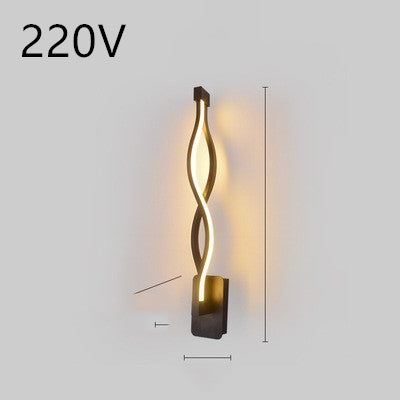 Nordische minimalistische LED-Wandleuchte