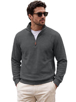 Men's Half-Zip Jacquard Pullover