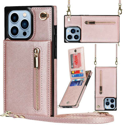 Samsung Crossbody Phone Case with Zipper Wallet