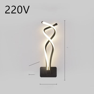 Nordische minimalistische LED-Wandleuchte