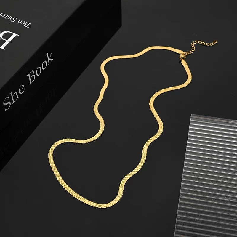 Gouden visgraatketting