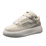 Ademende mesh platform sneakers