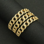 Rhinestone Cuban Link Chain, Hip-Hop