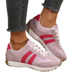 Zapatillas retro de suela gruesa para mujer