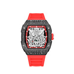 Montre à cadran squelette, unisexe