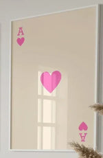 Retro poker canvas poster