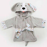Baby Hooded Cotton Bathrobe, Cute Animal Design