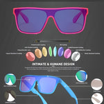 Oversized Flat-Top Sunglasses, Unisex