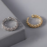 Beliebter, mit Kupfer eingelegter Zirkonia-Ring für Damen, personalisierter, modischer Ins-Handschmuck
