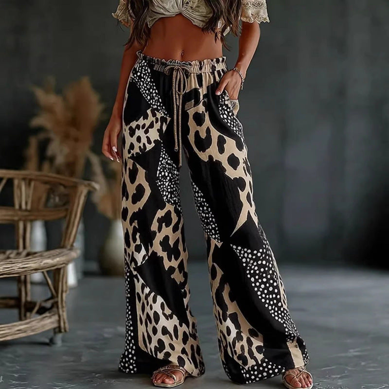 Pantaloni casual dal taglio ampio con tasche