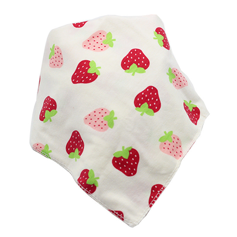 Waterdichte driehoekige baby-slabbetjes van katoen met cartoonprint, bandana-slabbetjes voor kwijlen, pasgeborene