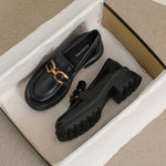 Women's Chunky-Heel Platform Loafers