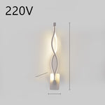 Nordische minimalistische LED-Wandleuchte