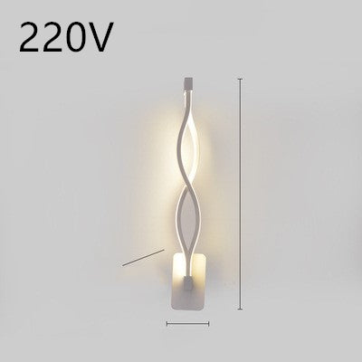 Nordische minimalistische LED-Wandleuchte