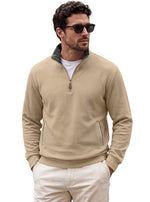 Men's Half-Zip Jacquard Pullover
