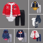 Tweedeelige katoenen baby-outfitset
