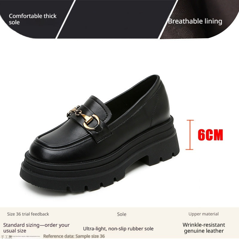 Mocassins Casuais de Sola Grossa para Mulher