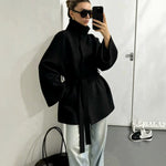Manteau double face minimaliste et raffiné
