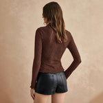 Women's Slim Fit Long Sleeve Blouse
