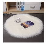 Tappeto rotondo in peluche