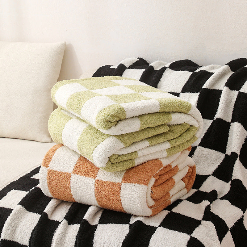 Soft Knit Throw Blanket for Sofa and Bed