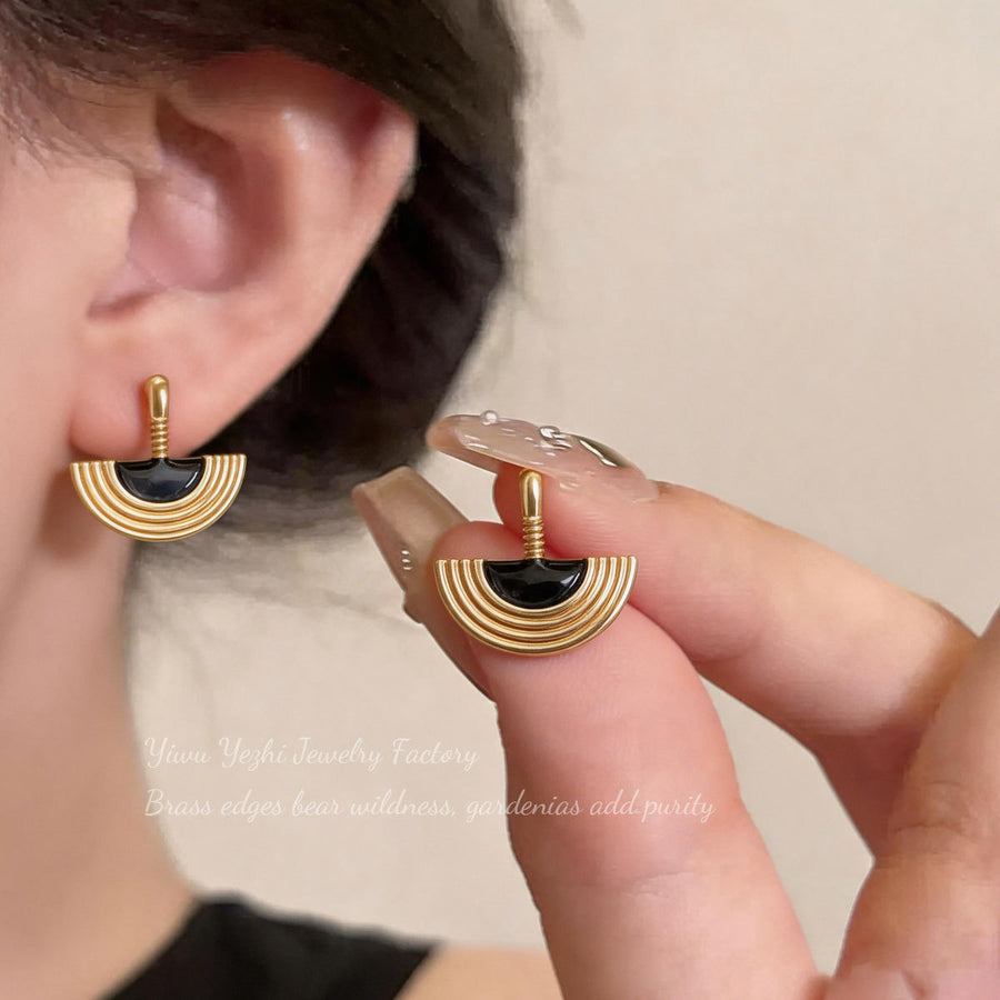 French-Style Retro New Design Earrings for Women, Classical High-End Earrings, Versatile a