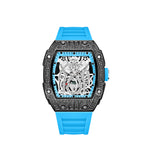 Montre à cadran squelette, unisexe