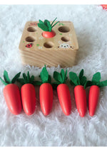 Wooden Carrot Harvest Puzzle Toy